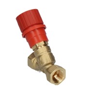 Kombinirani ventil Kombi 3-Plus, crveni 1/2" GW